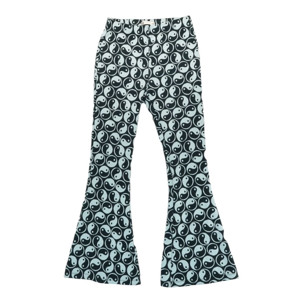 SO Peace Hippie Knit Flare Pants Womens Size Medium M High Rise‎  98% Polyester